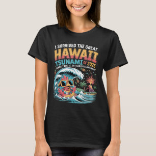 Camiseta Sobreviví Al Gran Tsunami De Hawái De 2025 Gracios