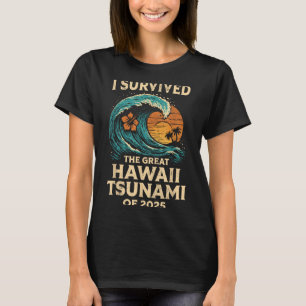Camiseta Sobreviví Al Gran Tsunami De Hawái De 2025 Gracios