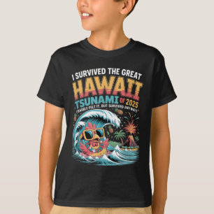 Camiseta Sobreviví Al Gran Tsunami De Hawái De 2025 Gracios