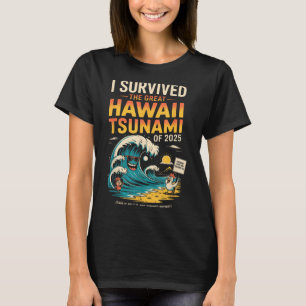Camiseta Sobreviví Al Gran Tsunami De Hawaii De 2025 En Eve