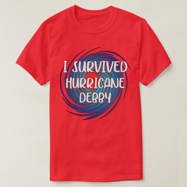 Camiseta Sobreviví al huracán Debby 2024 Florida TShirt (Diseño del anverso)