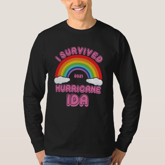 Camiseta Sobreviví al huracán Ida (Anverso)
