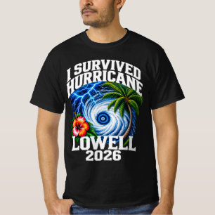 Camiseta Sobreviví al huracán Lowell 2026 Hawaii Kauai