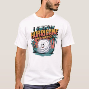 Camiseta Sobreviví al huracán Milton Florida octubre 2024