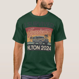Camiseta Sobreviví al huracán Milton Florida Octubre 2024