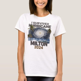 Camiseta Sobreviví al huracán Milton Florida Octubre 2024