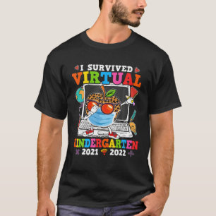 Camiseta Sobreviví al leopardo infantil virtual Apple de vu