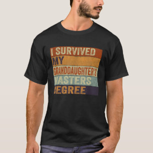 Camiseta Sobreviví al máster de mi nieta Gradu