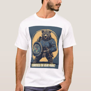 Camiseta Sobreviví al mercado bajista – Guerrero financiero