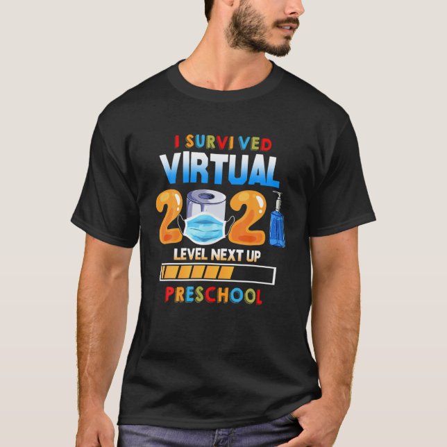 Camiseta Sobreviví Al Nivel Virtual 2020-2021 Hasta El Pree (Anverso)