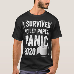 Camiseta Sobreviví al pánico del papel higiénico 2020