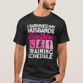 Camiseta Sobreviví al programa de entrenamiento de triatlón