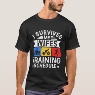 Camiseta Sobreviví Al Programa De Entrenamiento Triatlón De