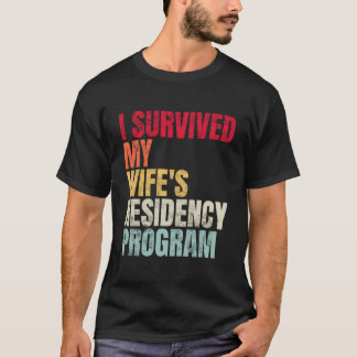 Camiseta Sobreviví Al Programa De Residencia De Mi Esposa, 
