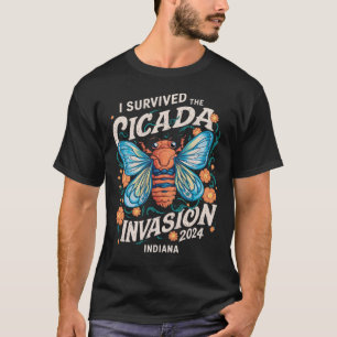 Camiseta Sobreviví al regalo de Indiana Cicada Invasion Bro