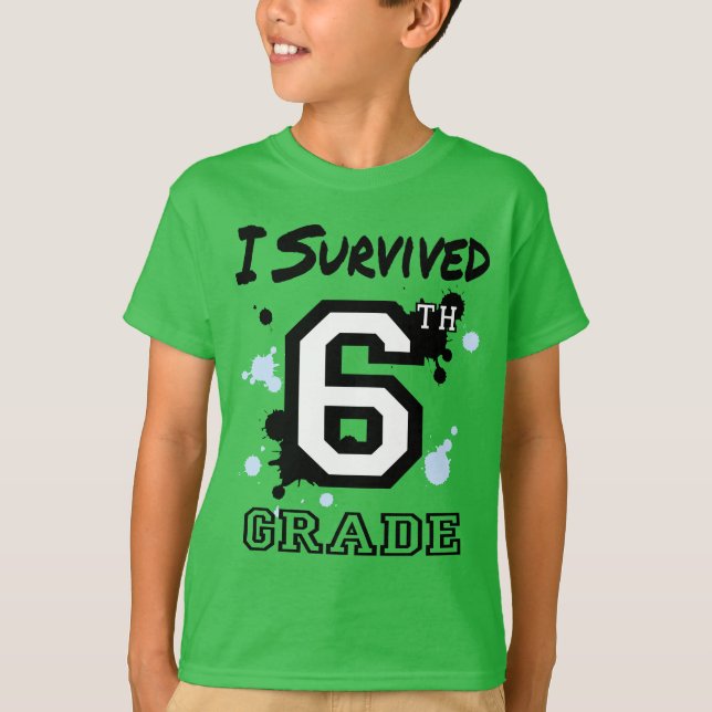 Camiseta Sobreviví al sexto grado (Anverso)