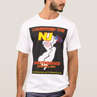 Camiseta Sobreviví al terremoto de NJ