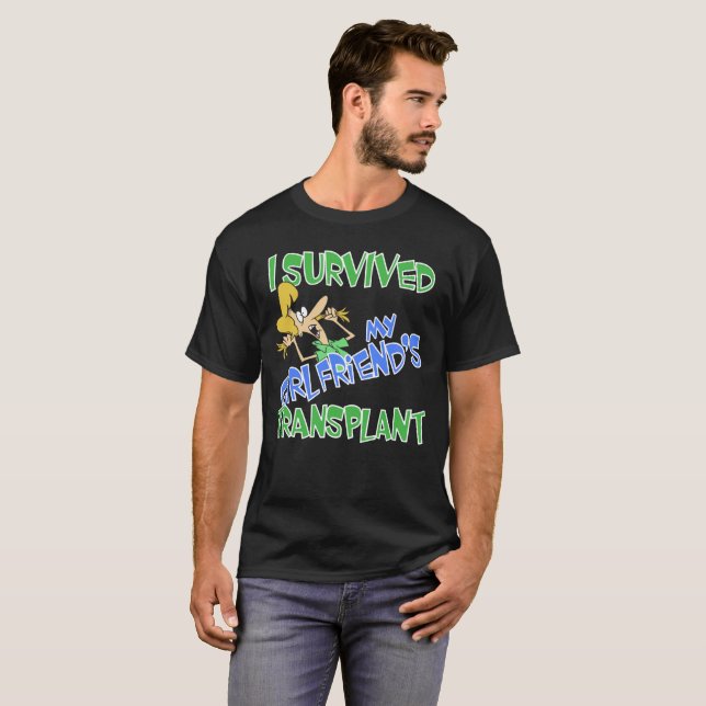 Camiseta Sobreviví al trasplante de mi novia (Anverso completo)