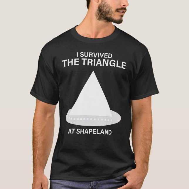 Camiseta Sobreviví Al Triángulo En Shapeland (Anverso)