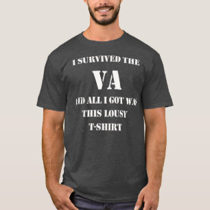 Camiseta Sobreviví al veterano militar de la VA 
