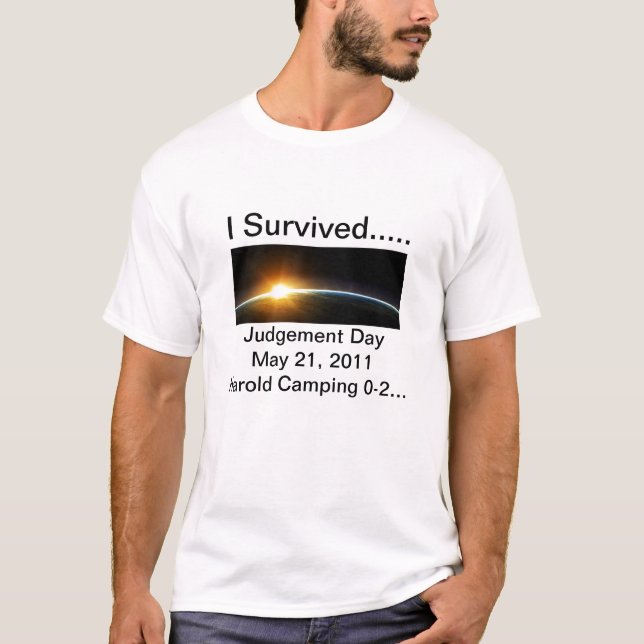 CAMISETA SOBREVIVÍ DÍA DEL JUICIO FINAL (Anverso)