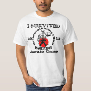 Camiseta Sobreviví el campo del karate