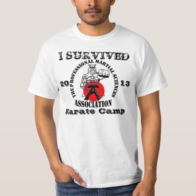 Camiseta Sobreviví el campo del karate (Anverso)