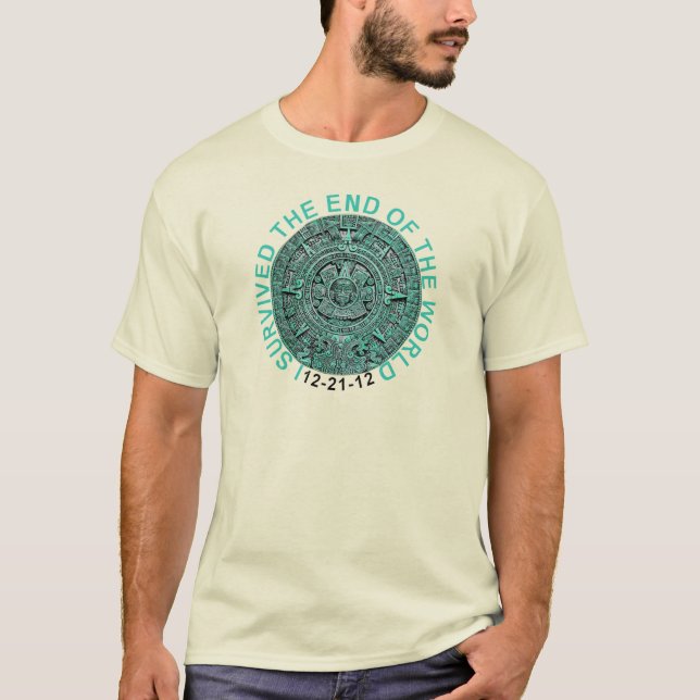 Camiseta Sobreviví el extremo del mundo 12-21-12 T (Anverso)