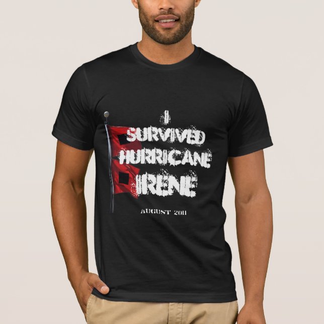 Camiseta Sobreviví el huracán Irene 2011 (Anverso)