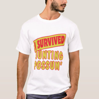 CAMISETA SOBREVIVÍ EL POSSUM DE CAZA