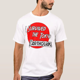 Camiseta Sobreviví el terremoto 3 de Tokio