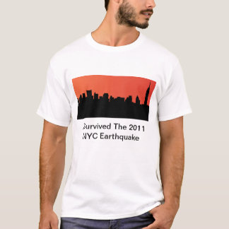 Camiseta Sobreviví el terremoto de 2011 NYC