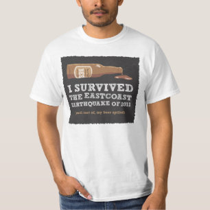 Camiseta Sobreviví el terremoto de la costa este de 2011
