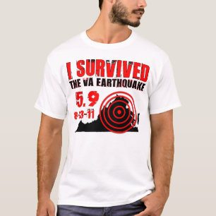 Camiseta Sobreviví el terremoto de Virginia