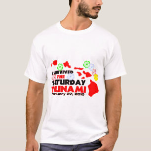 Camiseta Sobreviví el tsunami de sábado