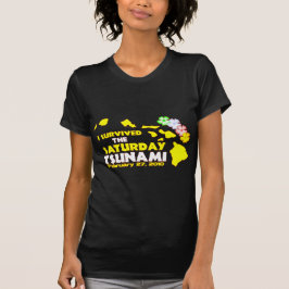 Camiseta Sobreviví el tsunami de sábado