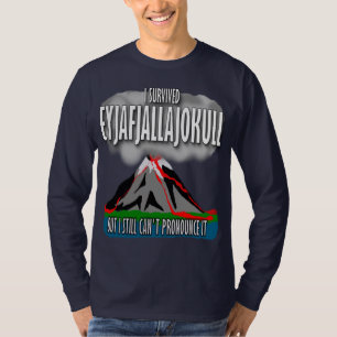 Camiseta Sobreviví el volcán de Islandia