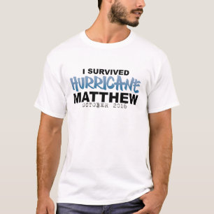 Camiseta Sobreviví huracán Matthew octubre de 2016
