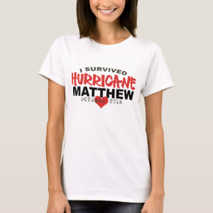 Camiseta Sobreviví huracán Matthew octubre de 2016