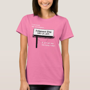 Camiseta Sobreviví la apocalipsis del 21 de mayo de 2011