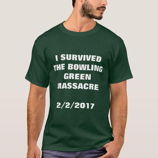 CAMISETA SOBREVIVÍ LA CRECIENTE MASACRE VERDE (Anverso)