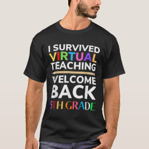 Camiseta Sobreviví la enseñanza virtual de vuelta al cole 5