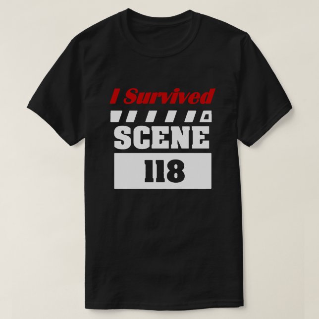 Camiseta Sobreviví la escena 118 (Diseño del anverso)