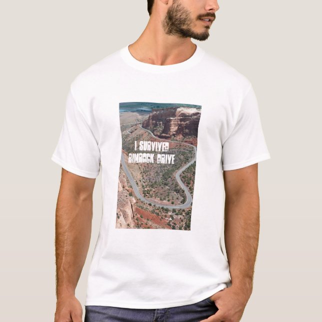 Camiseta Sobreviví la impulsión de Rimrock (Anverso)