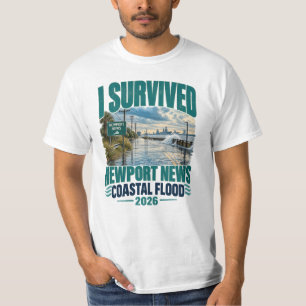 Camiseta Sobreviví la inundación costera de Newport News 20