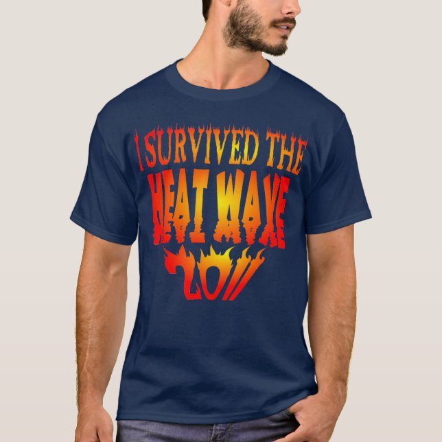Camiseta Sobreviví la ola de calor 2011 (Anverso)