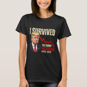 Camiseta Sobreviví la recesión de Trump 4725 4925 Trump Rec