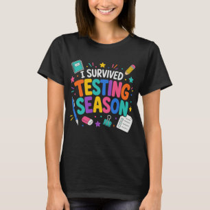 Camiseta Sobreviví la temporada de exámenes Humor escolar