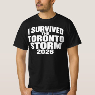 Camiseta  Sobreviví la tormenta de Toronto 2026 Rogers Stad