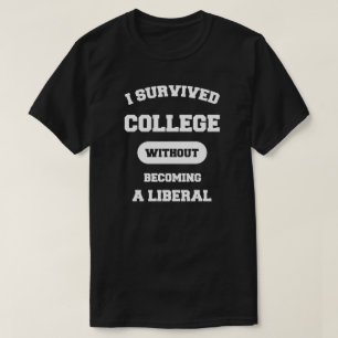 Camiseta Sobreviví la universidad sin hacer un liberal